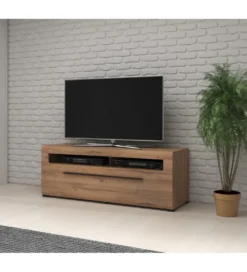 Stolik pod TV TULSA 140 cm w optyce dąb grandson
