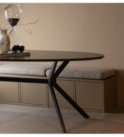 Stolik pod TV TURNER 120 cm drewno sosny mud