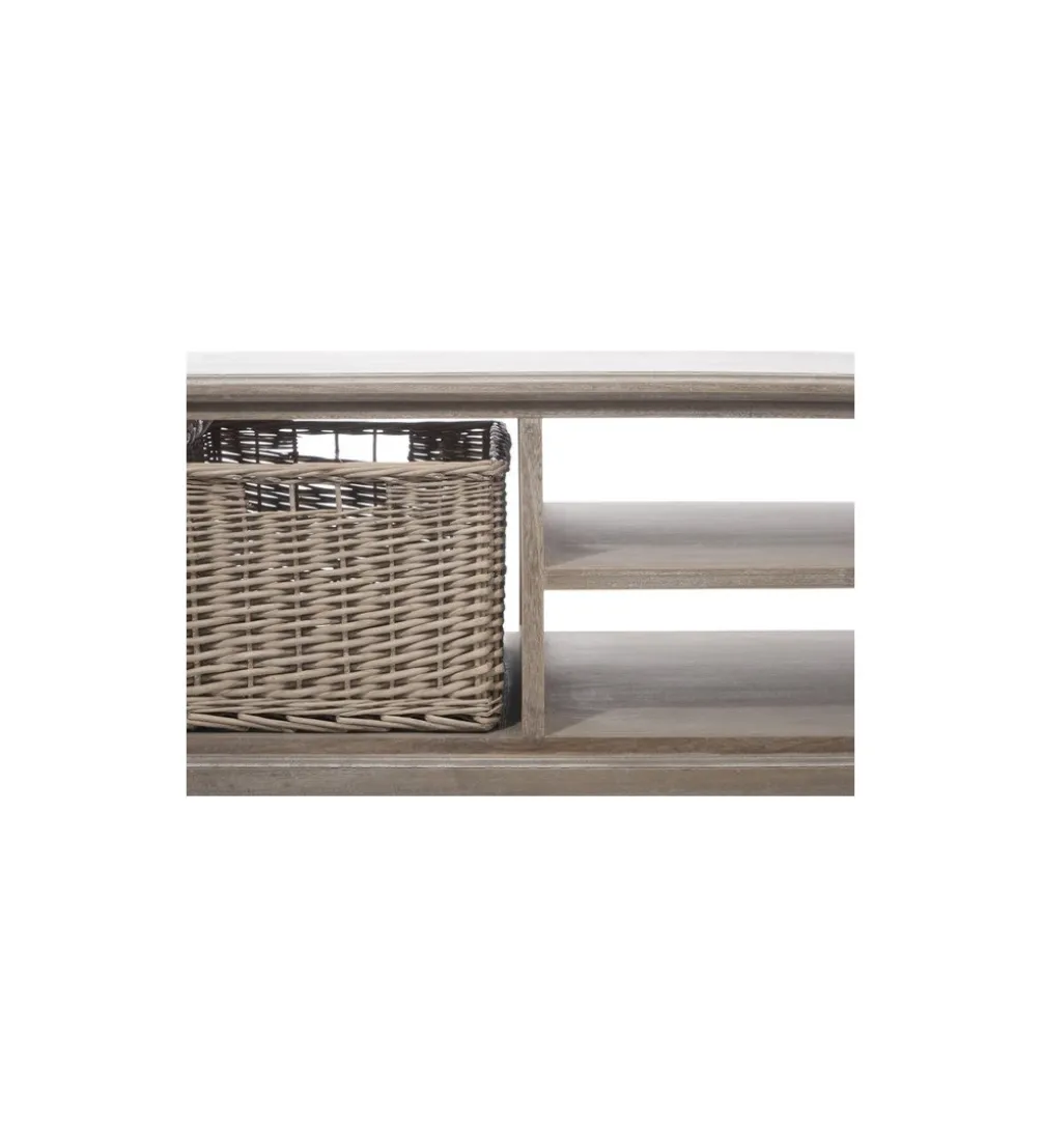 Stolik pod TV VALDES 120 cm naturalny