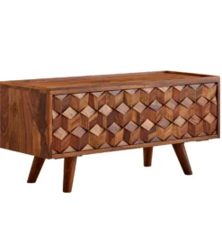 Stolik pod TV VENLO 92 cm drewno sheesham