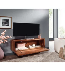 Stolik pod TV VENLO 92 cm drewno sheesham