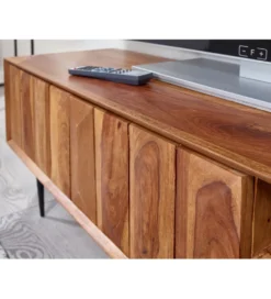 Stolik pod TV VERRES 123 cm drewno sheesham