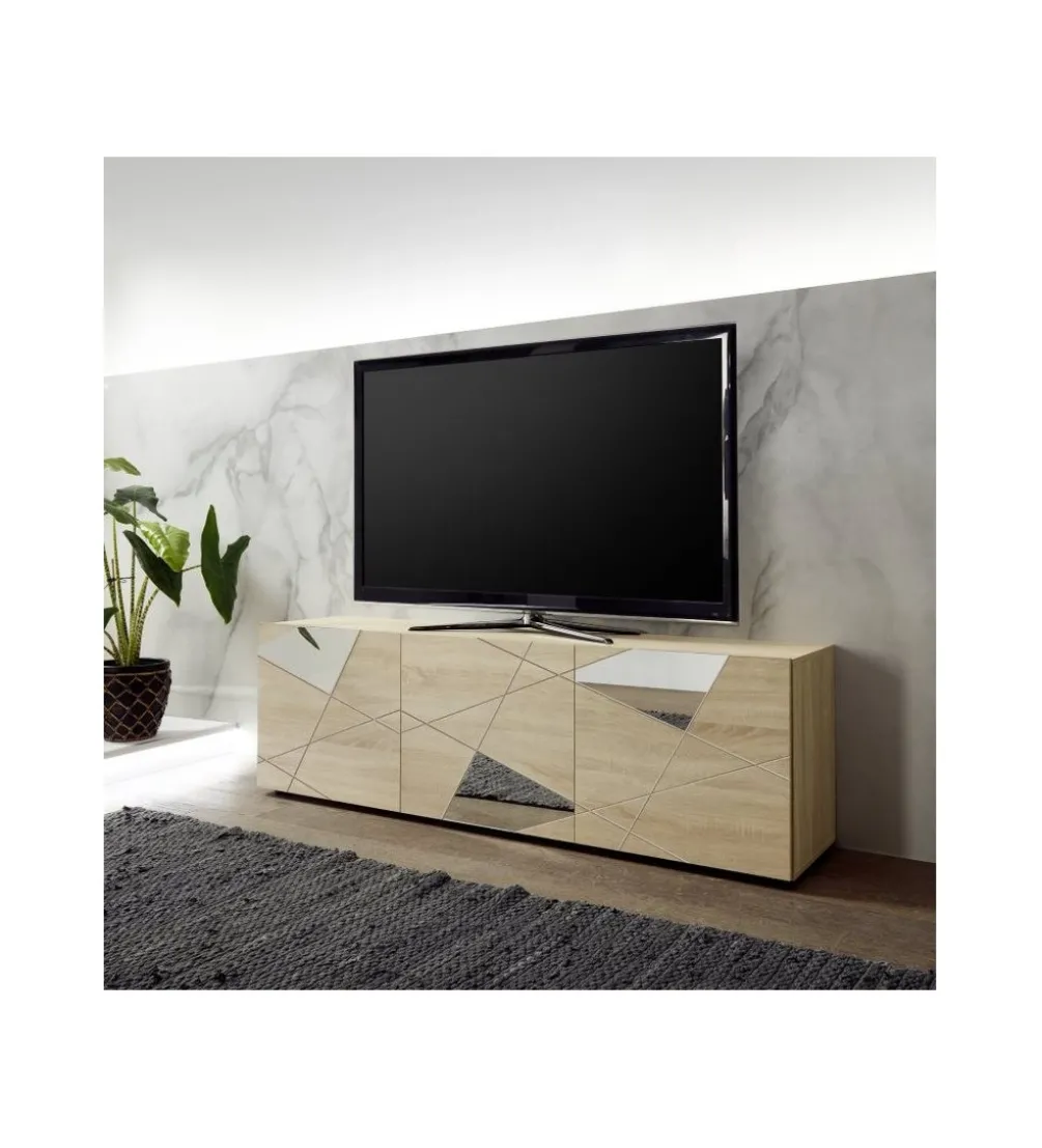 Stolik pod TV VITTORIA 181 cm w kolorze dąb sonoma