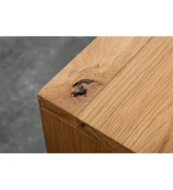 Stolik pod TV VIVENTE Living Edge 160 cm drewno dąb dziki