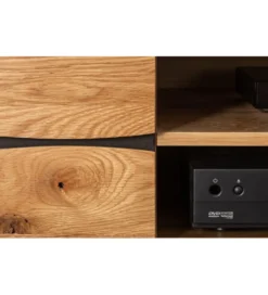 Stolik pod TV VIVENTE Living Edge 160 cm drewno dąb dziki
