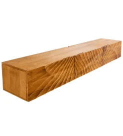 Stolik pod Tv wiszący DAVIDE Scorpion 160 cm drewno mango brąz