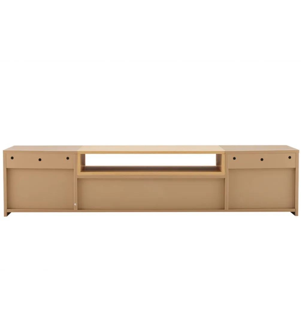 Stolik pod TV wiszący LOFT 160 cm beżowa naturalna