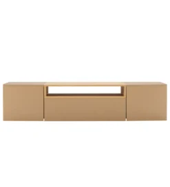 Stolik pod TV wiszący LOFT 160 cm beżowa naturalna