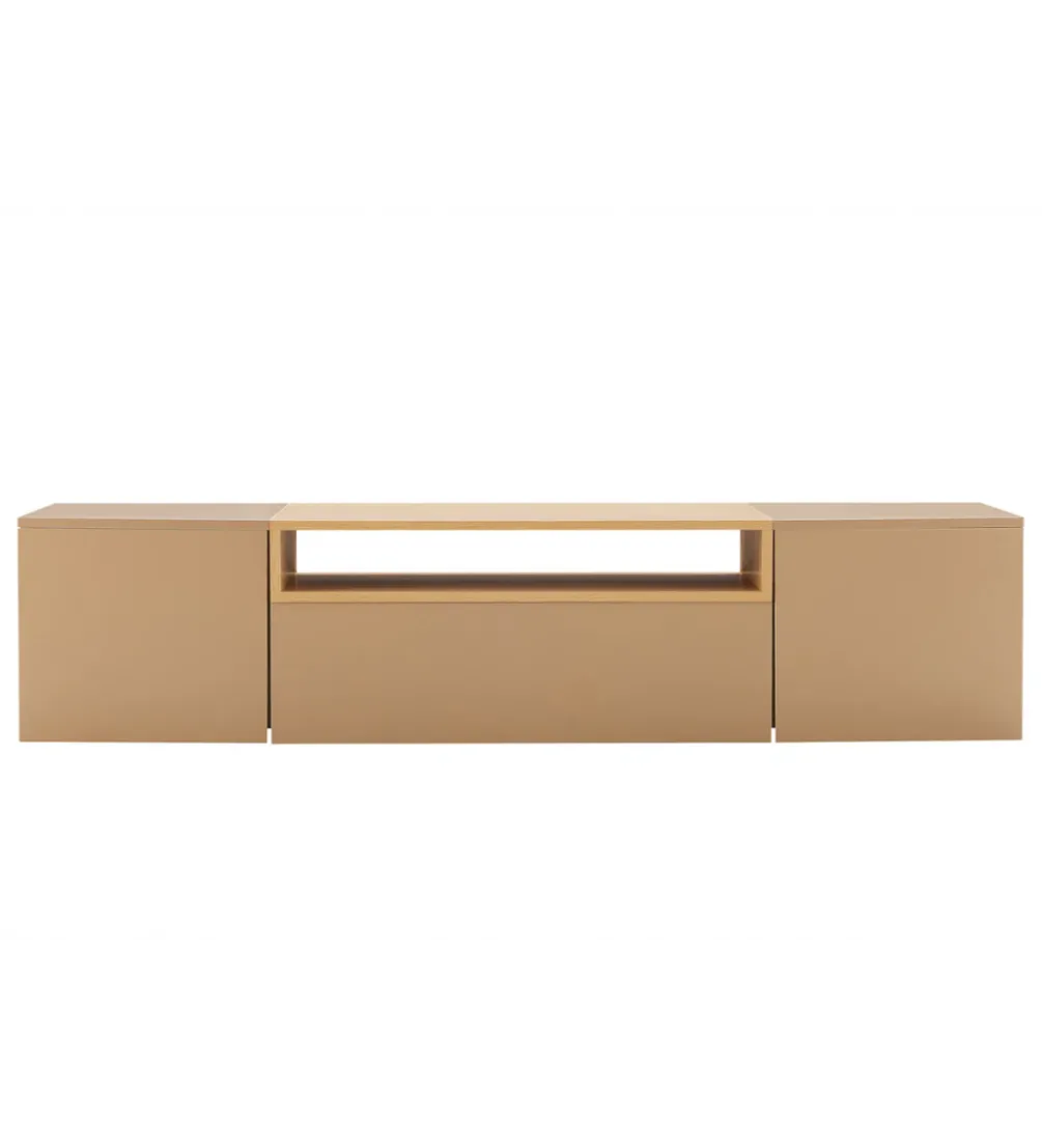 Stolik pod TV wiszący LOFT 160 cm beżowa naturalna