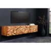 Stolik pod TV wiszący MIRANDA 160 cm drewno sheesham