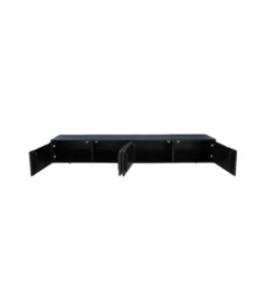 Stolik pod TV wiszący MOUNTAIN SOUL 200 cm drewno akacja czarny