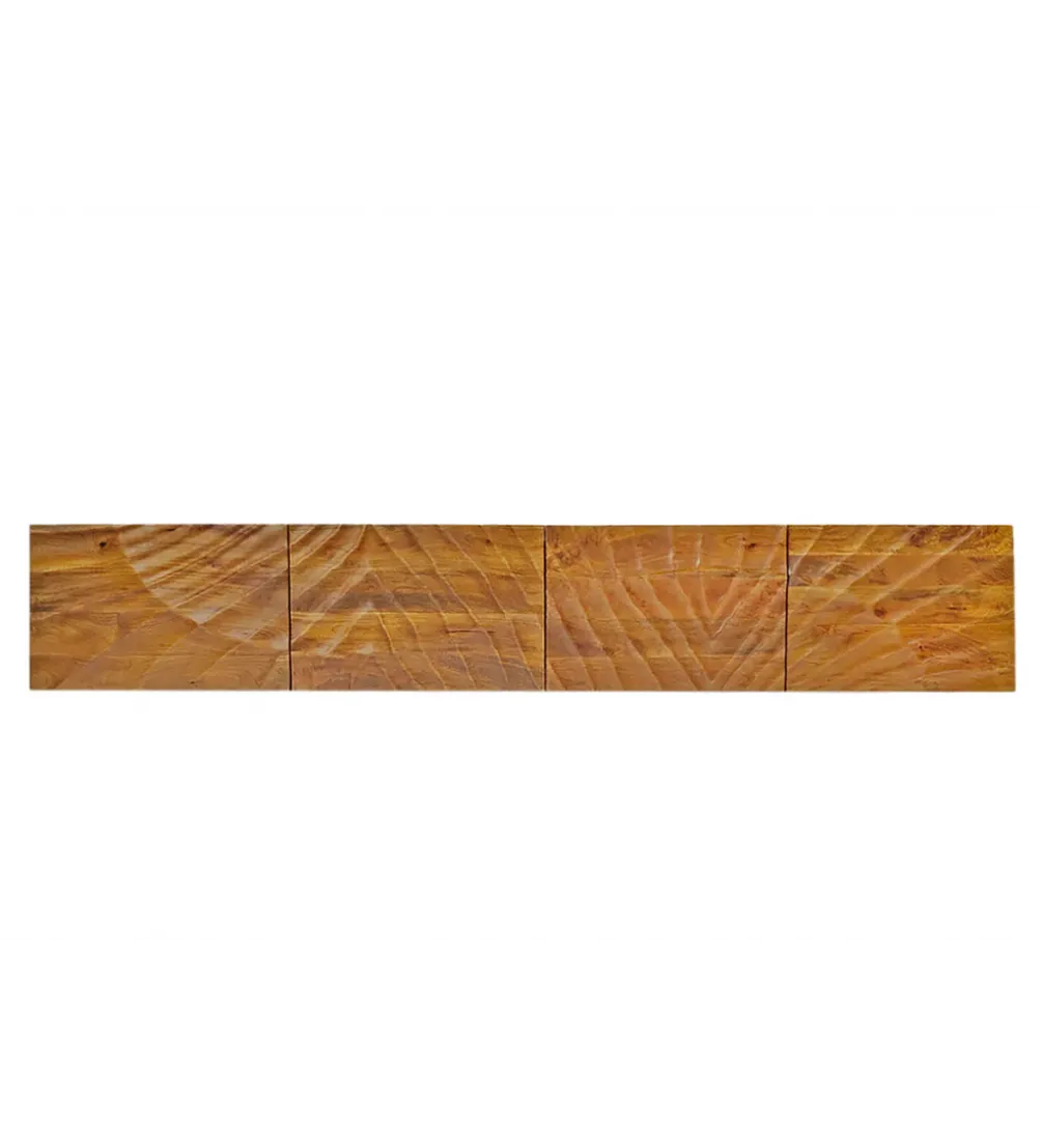 Stolik pod TV wiszący SCORPION 200 cm drewno mango