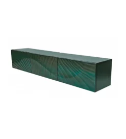 Stolik pod TV wiszący SWEET GOLDEN SUNSET 160 cm drewno mango turkusowy