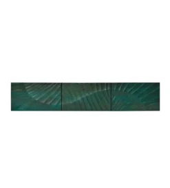 Stolik pod TV wiszący SWEET GOLDEN SUNSET 160 cm drewno mango turkusowy