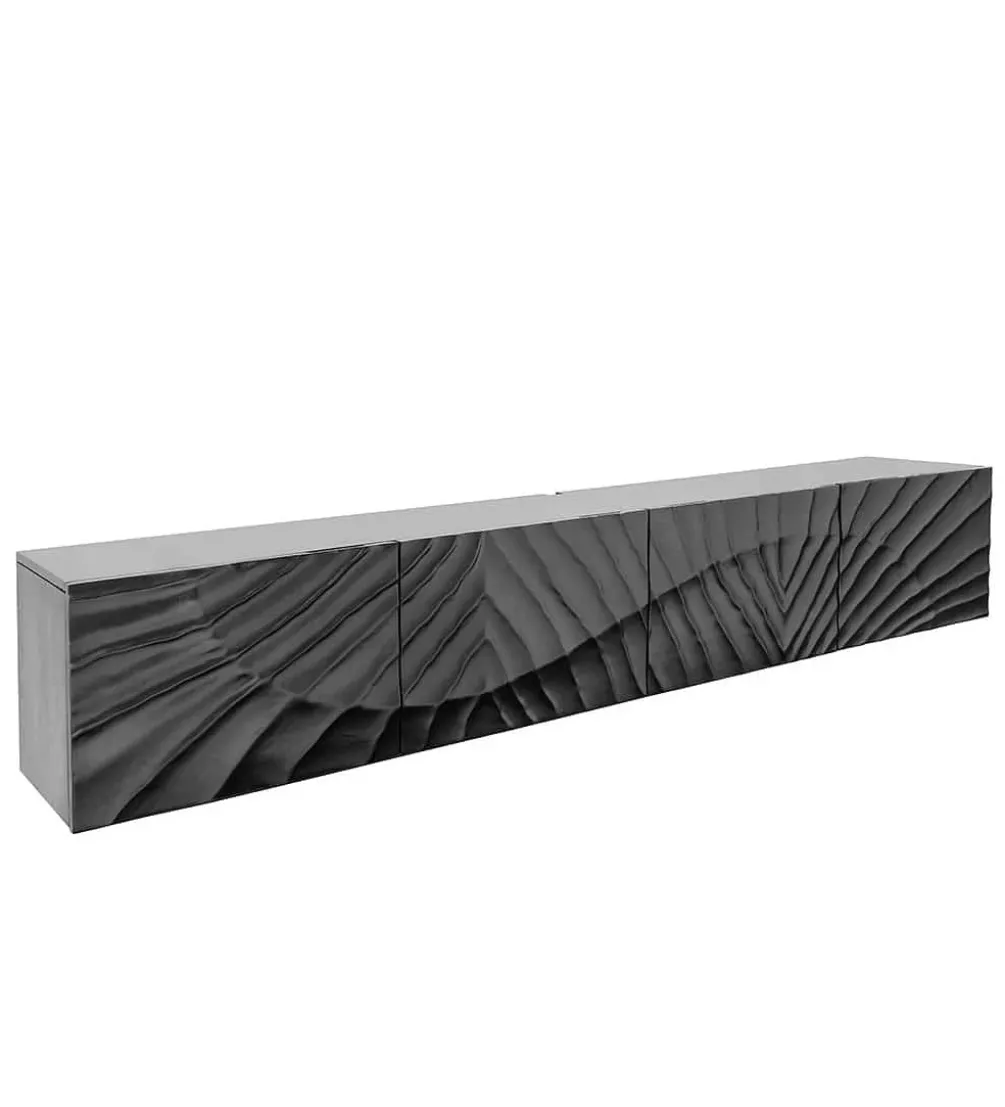 Stolik pod TV wiszący ZEUS Scorpion 200 cm drewno mango