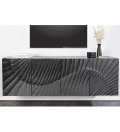 Stolik pod TV wiszący ZEUS Scorpion 177 cm drewno mango
