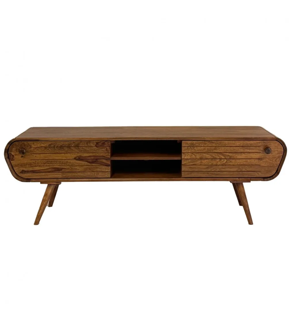 Stolik pod TV WOHNLING 160 cm drewno sheesham