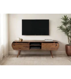 Stolik pod TV WOHNLING 160 cm drewno sheesham