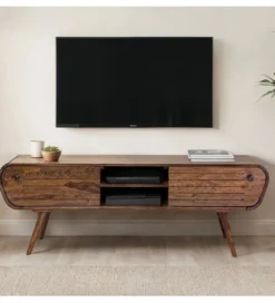 Stolik pod TV WOHNLING 160 cm drewno sheesham