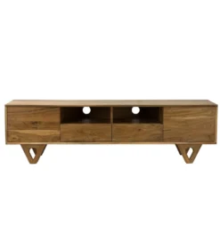 Stolik pod TV WOHNLING 160 cm drewno akacja