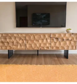 Stolik pod TV WOHNLING 160 cm drewno akacja