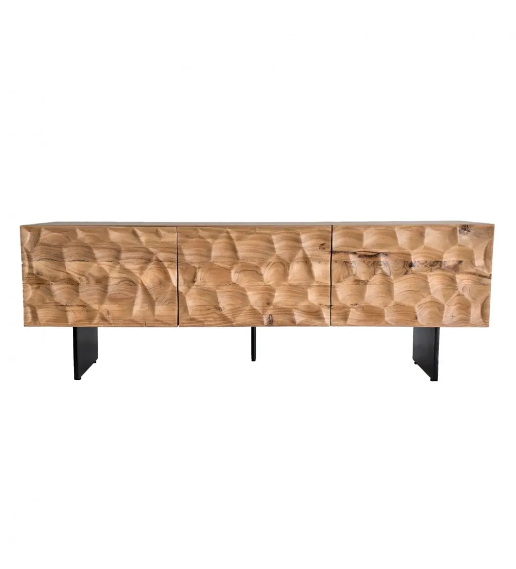 Stolik pod TV WOHNLING 160 cm drewno akacja
