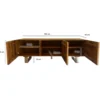 Stolik pod TV WOHNLING 160 cm drewno akacja