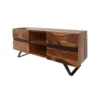 Stolik pod TV ZAMBEZI Amazonas 160 cm drewno Sheesham