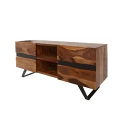 Stolik pod TV ZAMBEZI Amazonas 160 cm drewno Sheesham