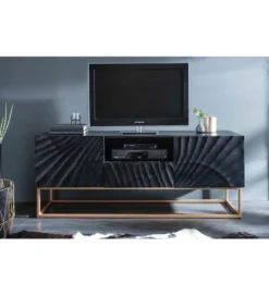Stolik pod TV ZEUS Scorpion 160 cm drewno mango