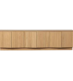 Stolik pod TV ZUMA 200 cm drewno dębu naturalna