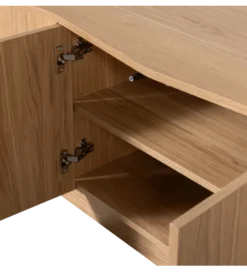 Stolik pod TV ZUMA 200 cm drewno dębu naturalna