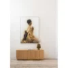 Stolik pod TV ZUMA 133 cm drewno dębu naturalna