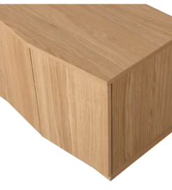 Stolik pod TV ZUMA 133 cm drewno dębu naturalna