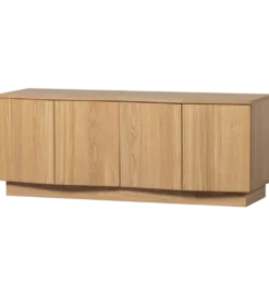 Stolik pod TV ZUMA 133 cm drewno dębu naturalna