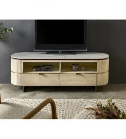 Stolik TV ATERIUM 145 cm drewno mango