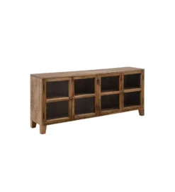 Stolik TV Iron Craft 160 cm drewno mango brąz