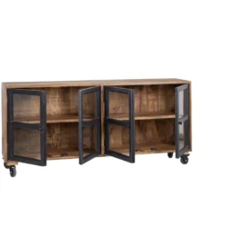Stolik TV KORTADO 160 cm drewno mango