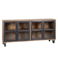 Stolik TV KORTADO 160 cm drewno mango