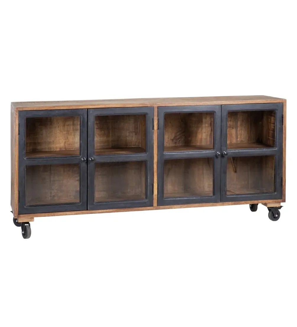 Stolik TV KORTADO 160 cm drewno mango
