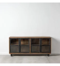 Stolik TV KORTADO 160 cm drewno mango
