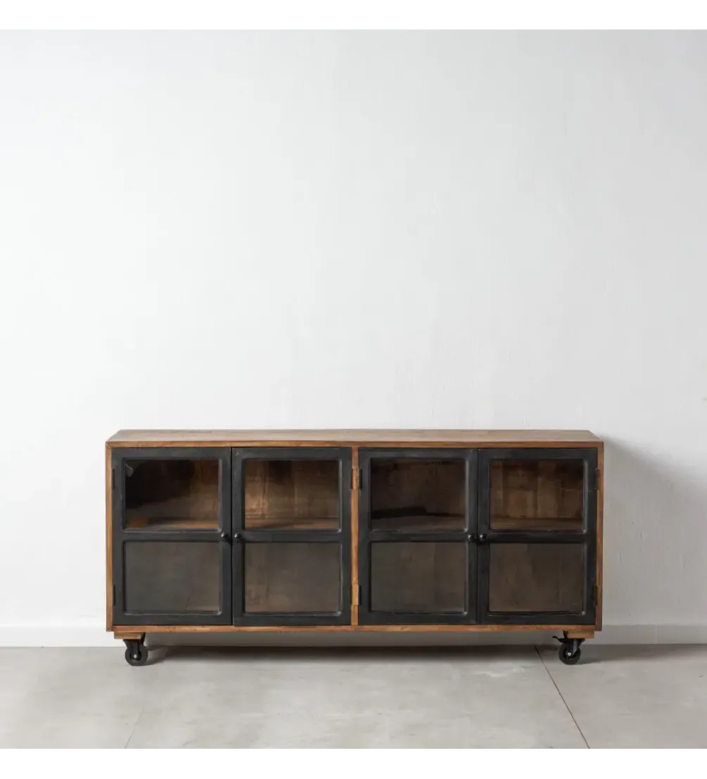 Stolik TV KORTADO 160 cm drewno mango