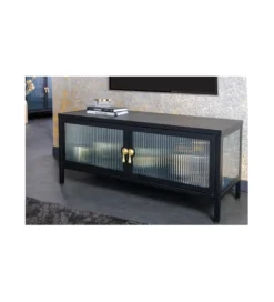 Stolik TV OLIMPIA II 90 cm czarny