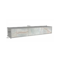 Stolik wiszący pod TV MONTANAS 160 cm drewno akacja