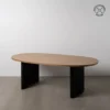 Stół ORLEANS 220 cm naturalny, czarny