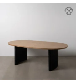 Stół ORLEANS 220 cm naturalny, czarny