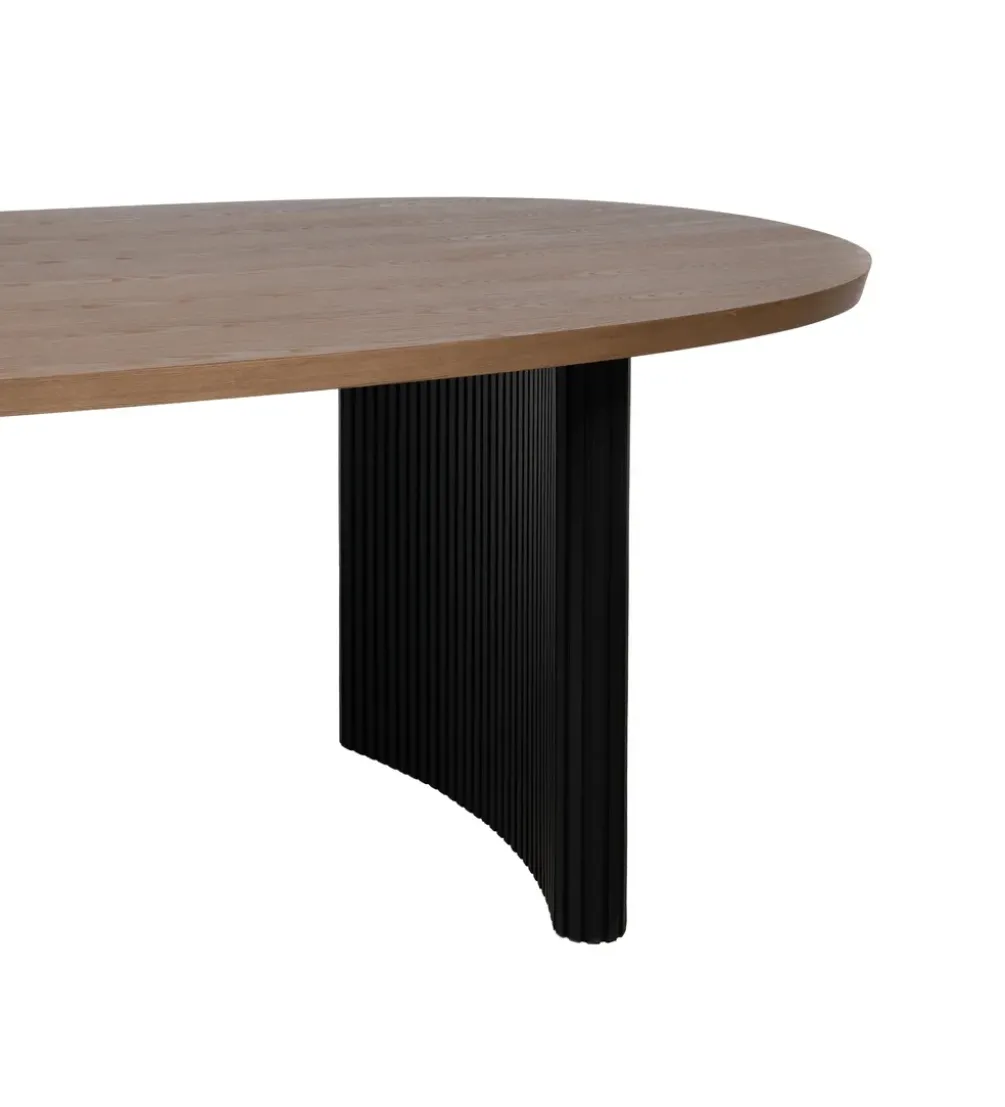 Stół ORLEANS 220 cm naturalny, czarny