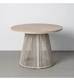 Stół OROTENA 100 cm naturalny biały
