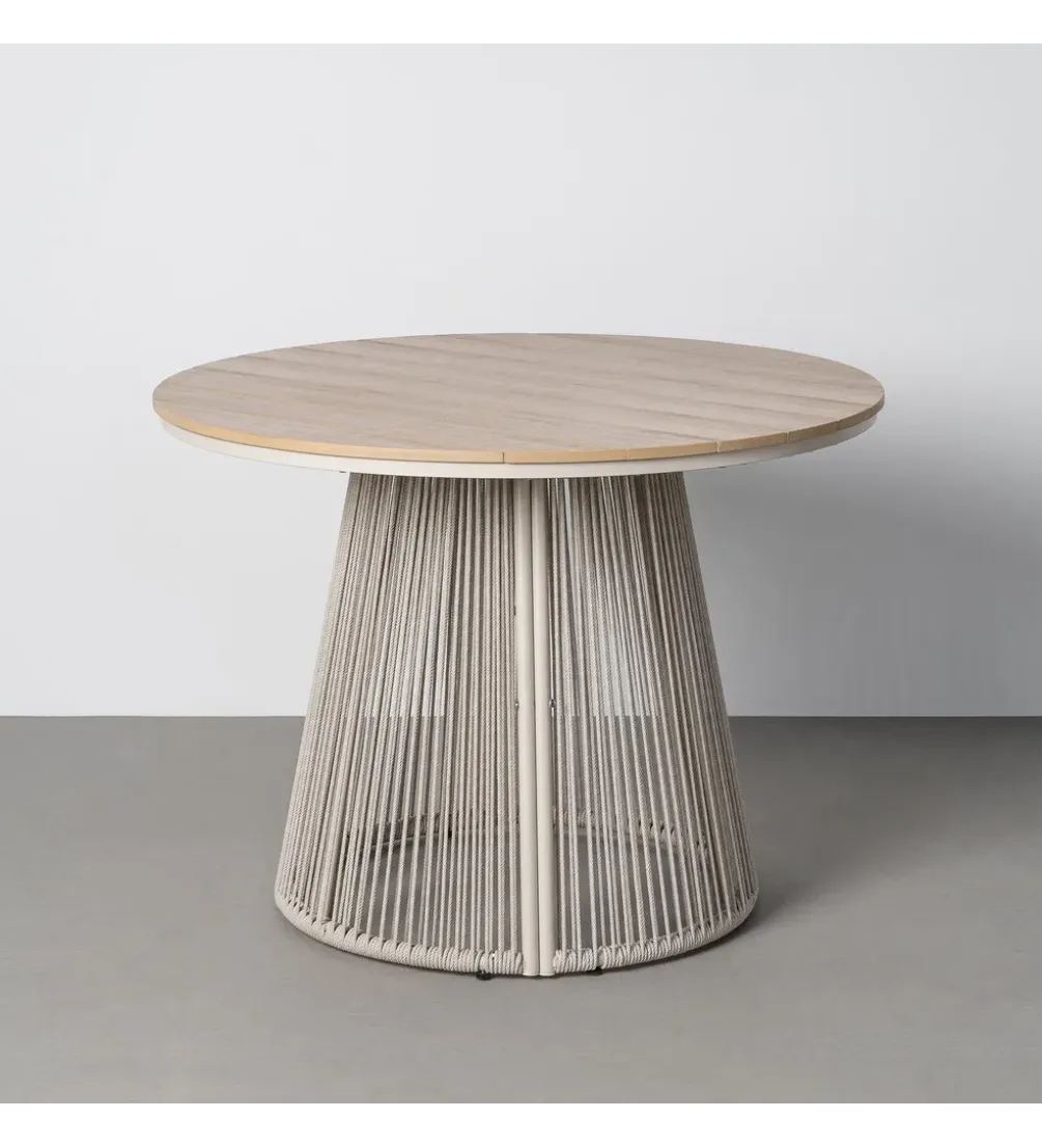 Stół OROTENA 100 cm naturalny biały