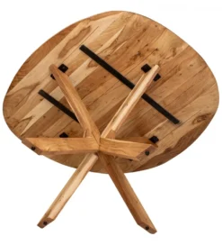 Stół OVALU 140 cm drewno mango